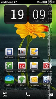 Beauty Flower tema screenshot