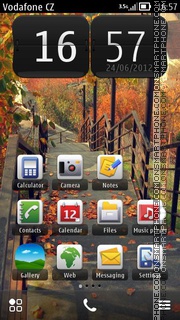 Lovely Autumn tema screenshot