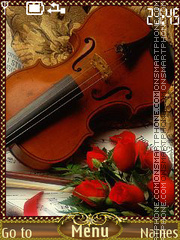 Violin theme screenshot