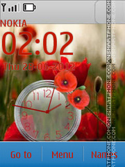 Poppies tema screenshot