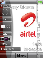 Airtel slide bar tema screenshot