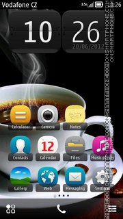 Coffee Smoke 01 tema screenshot