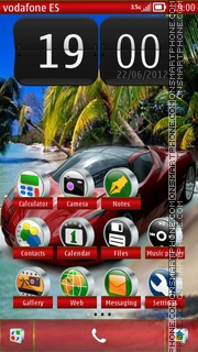 Ferrari 611 theme screenshot