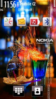 Скриншот темы Nokia Party