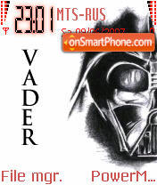 Vader Revised tema screenshot