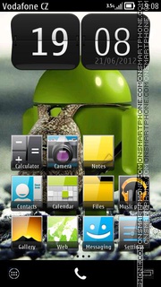 Android ICS es el tema de pantalla