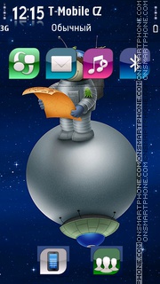 Astronaut 01 tema screenshot