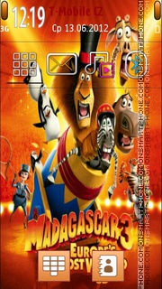 Скриншот темы Madagascar 3 03