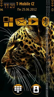 Cheetah 08 tema screenshot