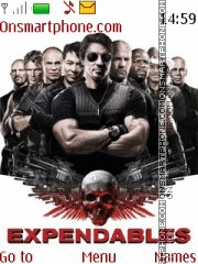 The Expendables tema screenshot