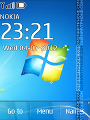 Windows Se7en 03 es el tema de pantalla