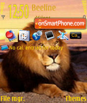 Capture d'écran Lion 03 thème