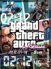 Gta Clock 01 es el tema de pantalla