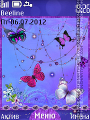 Colorful butterflies es el tema de pantalla