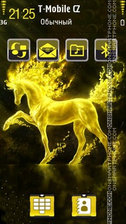 Скриншот темы Golden Horse