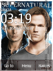 Supernatural theme screenshot