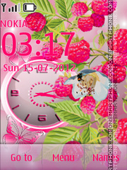 Raspberry theme screenshot