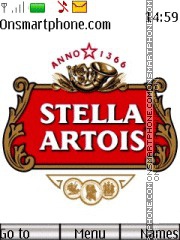 Скриншот темы Stella Artois 01