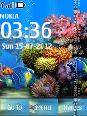 Aquarium 10 es el tema de pantalla