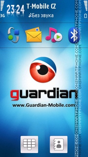 Guardian Theme. es el tema de pantalla