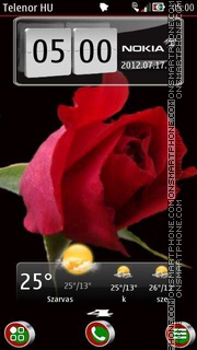 Red Rose theme screenshot