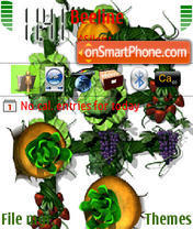 Vegetables tema screenshot