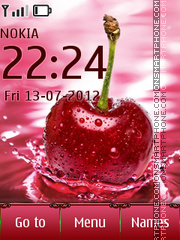 Cherry Drop tema screenshot