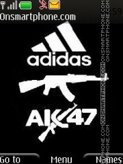 Скриншот темы Adidas Ak-47