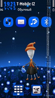 Starfield tema screenshot