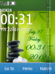 Relax Clock tema screenshot