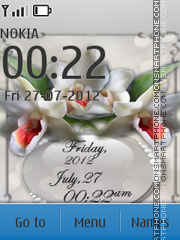 Orchids tema screenshot