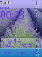Lavender tema screenshot