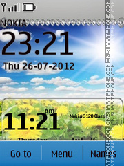 Yellow Flowers tema screenshot