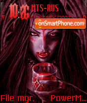 Girl Vampire tema screenshot