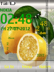 Lemons tema screenshot