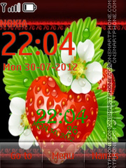 Скриншот темы Strawberry