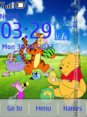 Скриншот темы Winnie the Pooh and Friends