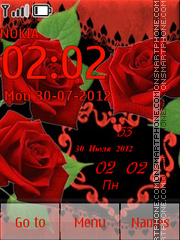 Red Roses theme screenshot