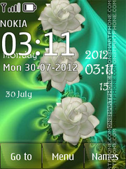 Abstraction and the Rose tema screenshot