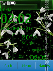 Spring Flowers tema screenshot