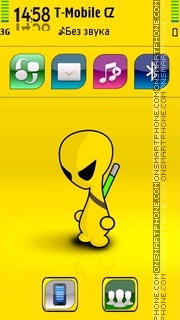 Alien 12 theme screenshot