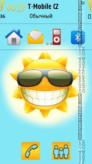 Summer Sun 01 theme screenshot