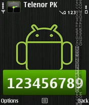 Android Robot Theme-Screenshot