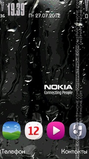 Nokia Drops es el tema de pantalla