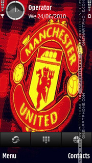 Manchester United tema screenshot