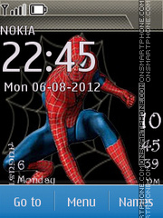 Spiderman tema screenshot