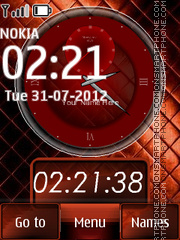 Dual Clock 07 tema screenshot
