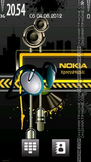 Nokia Music v2 tema screenshot