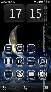 Tropical Nights tema screenshot