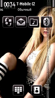 Скриншот темы Avril 13